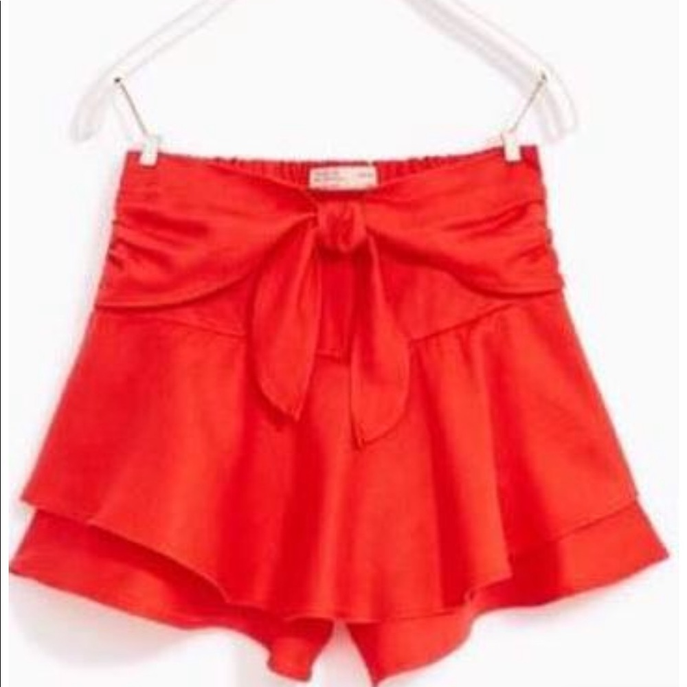 ZARA Coral Skort